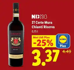 Lidl Corte Alle Mura Chianti Riserva aanbieding