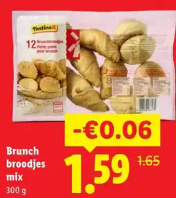 Lidl Tastino Brunchbroodjes aanbieding