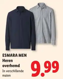Lidl Esmara Men Heren overhemd aanbieding