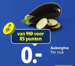 Lidl Aubergine aanbieding