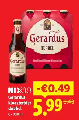 Lidl Gerardus kloosterbier dubbel aanbieding