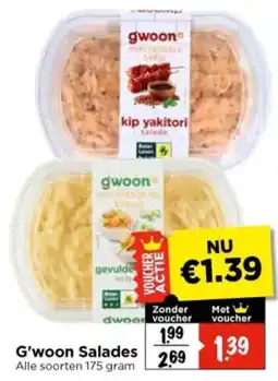Vomar Voordeelmarkt Alle G'woon Salades aanbieding