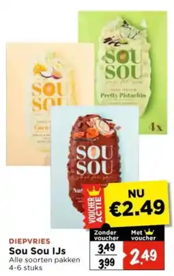 Vomar Voordeelmarkt Sou Sou IJs aanbieding