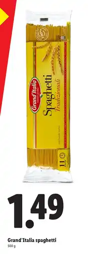 Lidl Grand'Italia spaghetti aanbieding