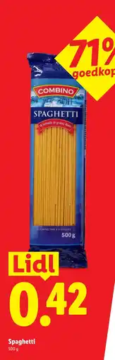 Lidl Combino Spaghetti aanbieding