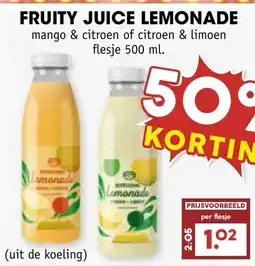 De Boerenschuur Fruity Juice Lemonade aanbieding