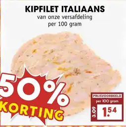 De Boerenschuur Kipfilet Italiaans aanbieding