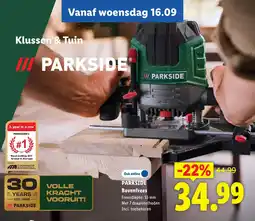 Lidl Parkside Bovenfrees aanbieding