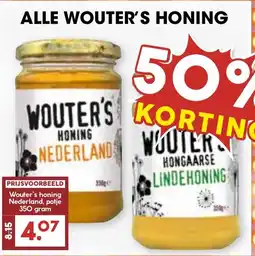 De Boerenschuur Wouter's honing aanbieding