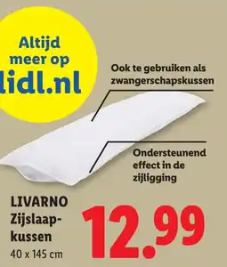 Lidl Livarno Zij slaapkussen aanbieding