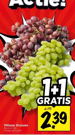 Vomar Voordeelmarkt Pitloze Druiven aanbieding