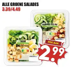 De Boerenschuur alle groene salades aanbieding