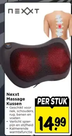 Vomar Voordeelmarkt Nexxt Massage Kussen aanbieding