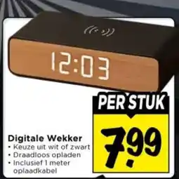 Vomar Voordeelmarkt Digitale Wekker aanbieding