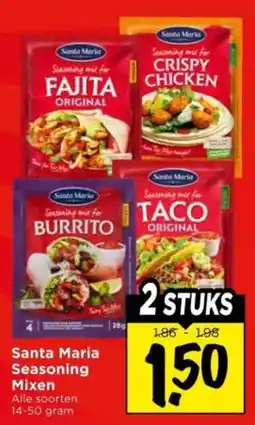 Vomar Voordeelmarkt Santa Maria Seasoning Mixen aanbieding