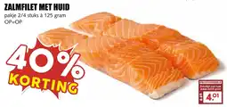 De Boerenschuur zalmfilet met huid aanbieding