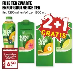 De Boerenschuur fuze tea zwarte en/of groene ice tea aanbieding