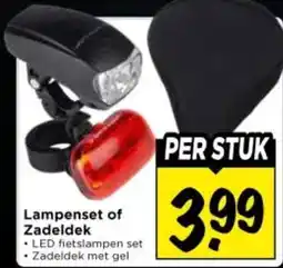 Vomar Voordeelmarkt Lampenset of Zadeldek aanbieding