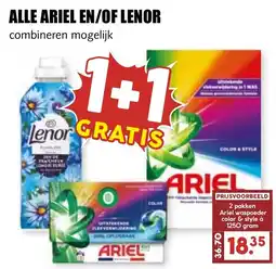 De Boerenschuur Ariel en/of Lenor aanbieding