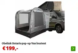 Obelink Obelink Ontario pop-up Van bustent aanbieding