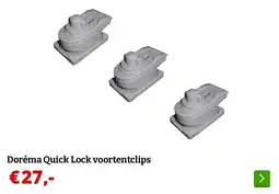 Obelink Doréma Quick Lock voortentclips aanbieding