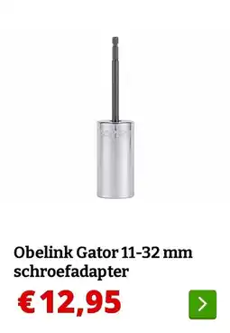 Obelink Obelink Gator 11-32 mm schroefadapter aanbieding