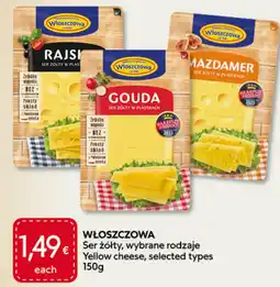 Food Plus Włoszczowa Ser żółty w plastrach aanbieding