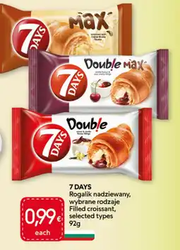 Food Plus 7 days filled croissant selected types aanbieding