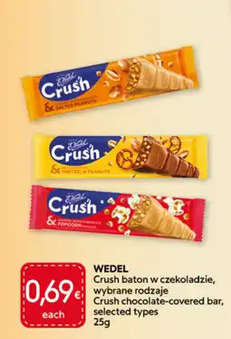 Food Plus wedel crush baton w czekoladzie aanbieding