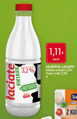 Food Plus Mlekpol Łaciate Fresh Milk 3,2 % aanbieding