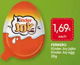 Food Plus Ferrero Kinder Joy Egg aanbieding