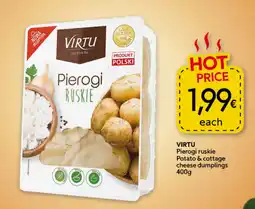 Food Plus Virtu Pierogi ruskie aanbieding