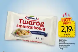 Food Plus Piątnica Twaróg śmietankowy aanbieding