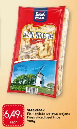 Food Plus Smakmak flaki świeże wołowe krojone aanbieding