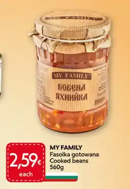 Food Plus My family Fasolka gotowana aanbieding