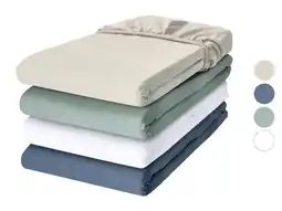 Lidl LIVARNO Katoen satijn hoeslaken 140-160 x 200 cm aanbieding