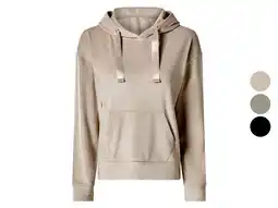 Lidl ESMARA Dames velours hoodie aanbieding