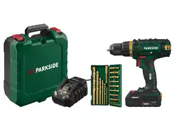 Lidl PARKSIDE Accu-schroefboormachine set 20 V 45 Nm, met accu 2 Ah en lader 2,4 A, Limited Edition aanbieding