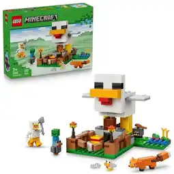 Trekpleister LEGO Minecraft 21585 Kippenboerderij aanbieding