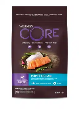 Pets Place Wellness Core Puppy Ocean Small-Medium Breed - Hondenbrokken - Zalm&Witvis 1,5 kg aanbieding