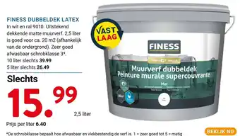 Finess muurverf dubbeldek