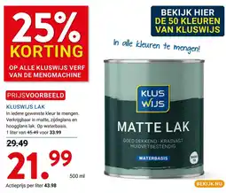 Kluswijs kluswijs matte lak aanbieding
