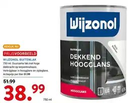Kluswijs Wijzonol buitenlak aanbieding