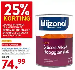 Kluswijs Wijzonol LBH Silicon Alkyd Hoogglanslak aanbieding