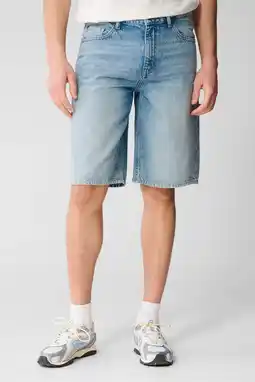 Wehkamp Shoeby relaxed regularwaist short medium blue denim aanbieding