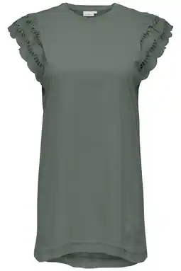 Wehkamp ONLY CARMAKOMA t-shirtjurk met broderie aanbieding