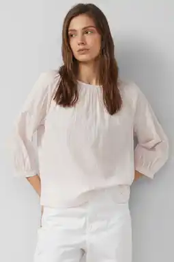 Wehkamp s.Oliver gestreepte blousetop roze aanbieding