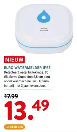 Kluswijs elro watermelder ip65 aanbieding