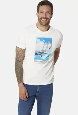 Wehkamp Babista regular fit T-shirt met print Plus Size - wit aanbieding