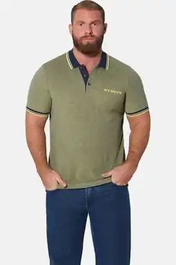 Wehkamp Jan Vanderstorm +FIT Collectie regular polo MUNAR lichtgeel aanbieding